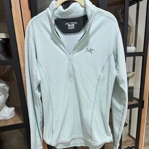 Arcteryx jacket Delta LT Zip Layer Waffleknit Fleece Pullover long sleeve 1/4